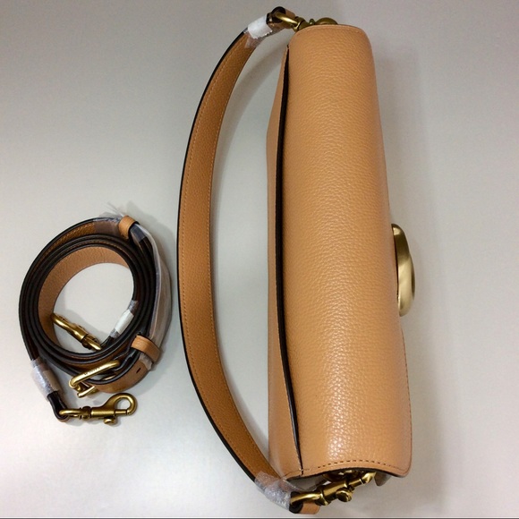 Authentic NWT Coach Tabby 26 Shoulder Bag Crossbody Colorblock Natural Yellow - Picture 9 of 17